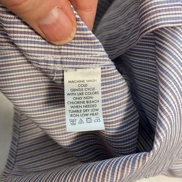 Calvin Klein Pin Striped Men's Button-up Shirt Size XL - Picture 8 of 11